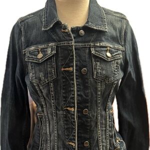 Ruehl No.925 Dark Wash Denim Jacket